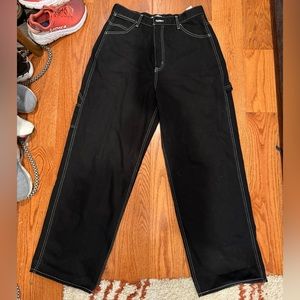 NWOT Moussy Vintage Tecolote Painter Pants in Black | Size 30